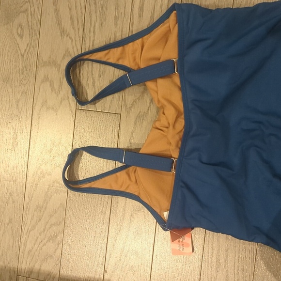 Shapermint Shapewear Women's Blue Tankini - Size S NWT - Picture 3 of 5